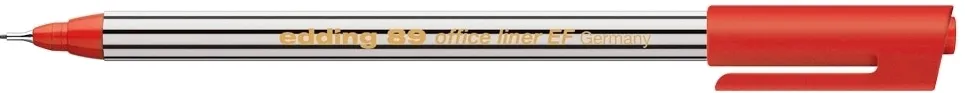 Liner Edding Office 89, varf fetru, 0.3 mm, rosu