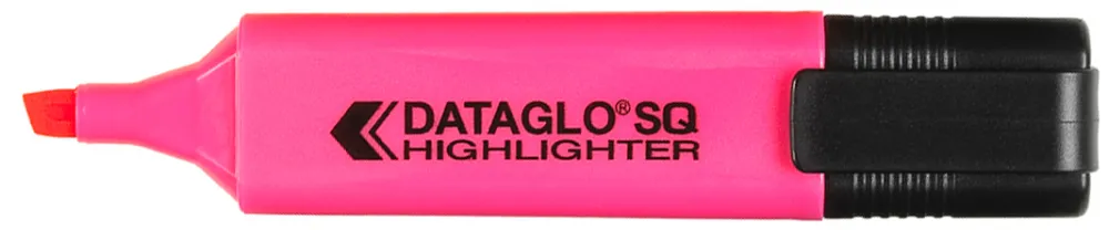 Textmarker Dataglo, corp dreptunghiular, varf 1-5 mm, roz