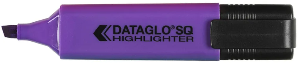 Textmarker Dataglo, corp dreptunghiular, varf 1-5 mm, mov