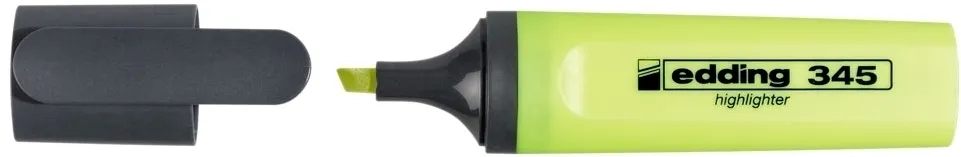 Textmarker Edding 345, varf 2-5 mm, galben