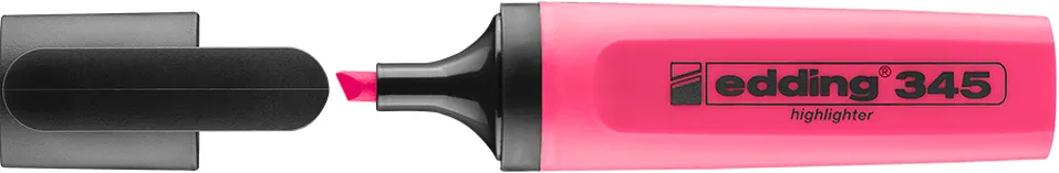 Textmarker Edding 345, varf 2-5 mm, roz