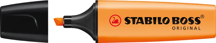 Textmarker Stabilo Boss, varf 2-5 mm, portocaliu