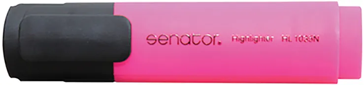 Textmarker Senator seria 1000, varf 1- 5 mm, roz