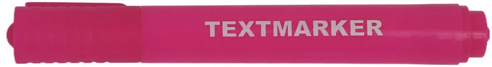Textmarker, corp rotund, varf 1-5 mm, roz