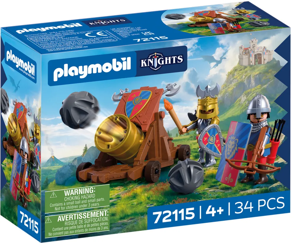 Playmobil 72115 Knights Firearm Lion Knight