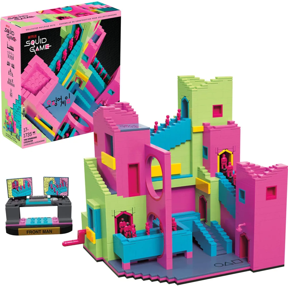 Mattel MEGA Showcase Squid Game Set, Construction Toy