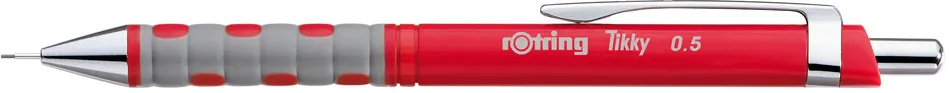 Creion mecanic Rotring Tikky III, mina 0.5 mm, rosu