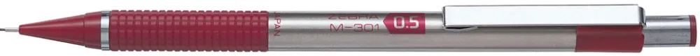 Creion mecanic Zebra, M301, 0.5 mm, rosu