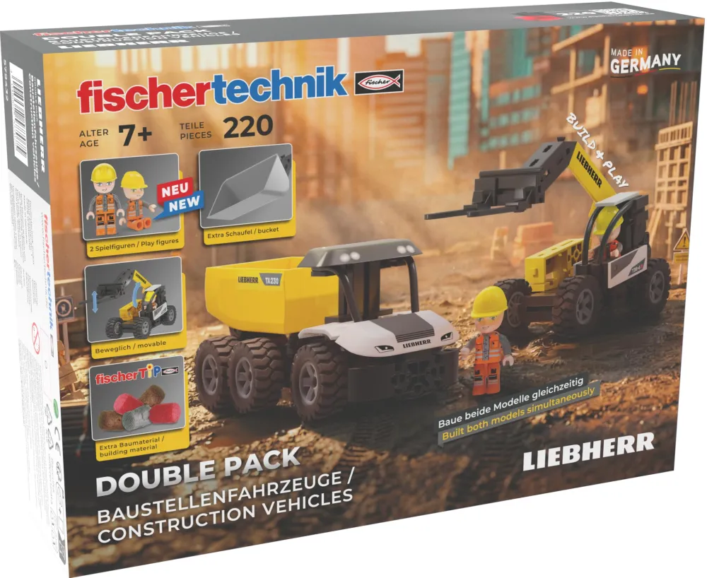 fischertechnik Liebherr Double Pack construction vehicles