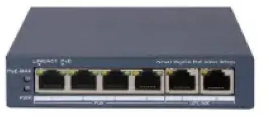 SWITCH POE 4PORTURI 60W