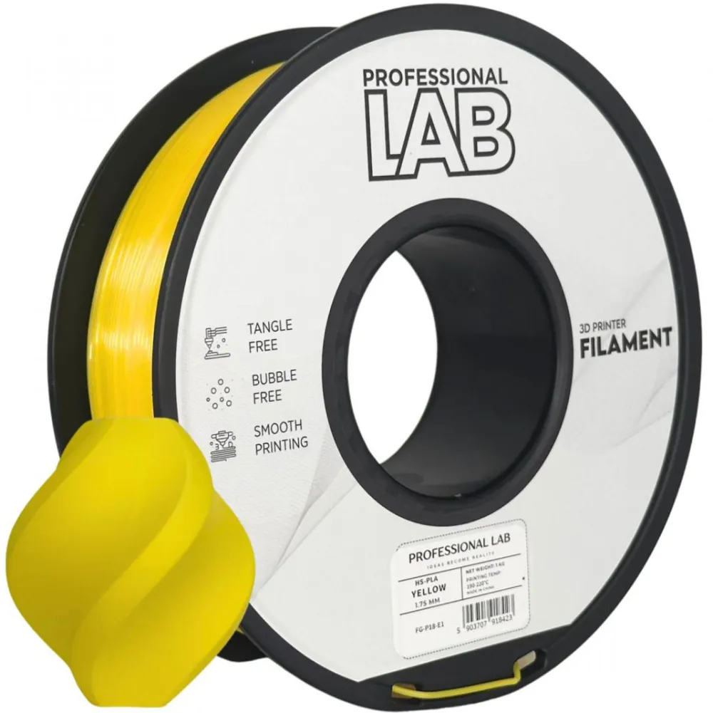 PROF. LAB 3D FILAMENT 1KG HS-PLA YELLOW