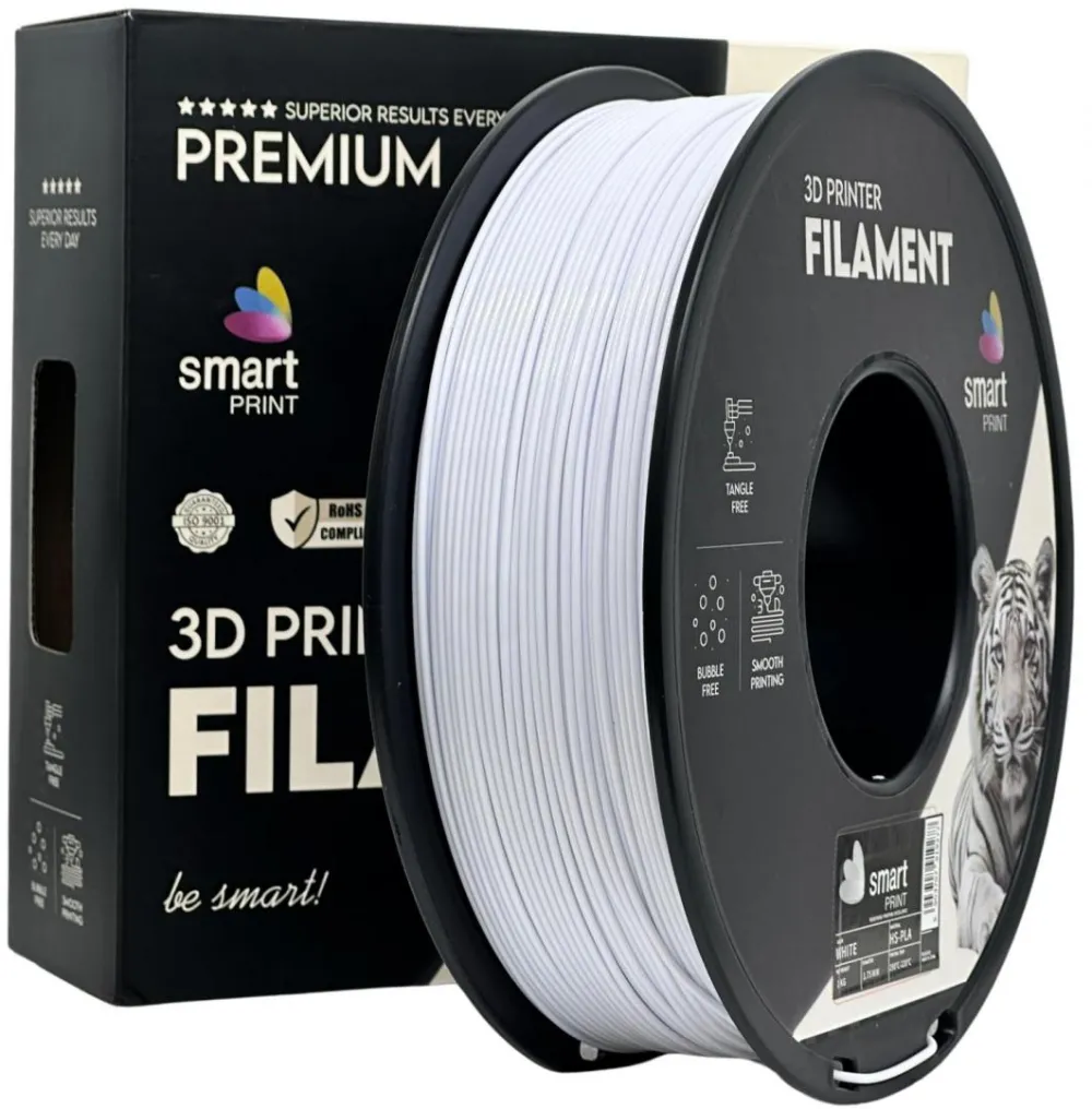 SMART PRINT 3D FILAMENT 1KG HS-PLA WHITE
