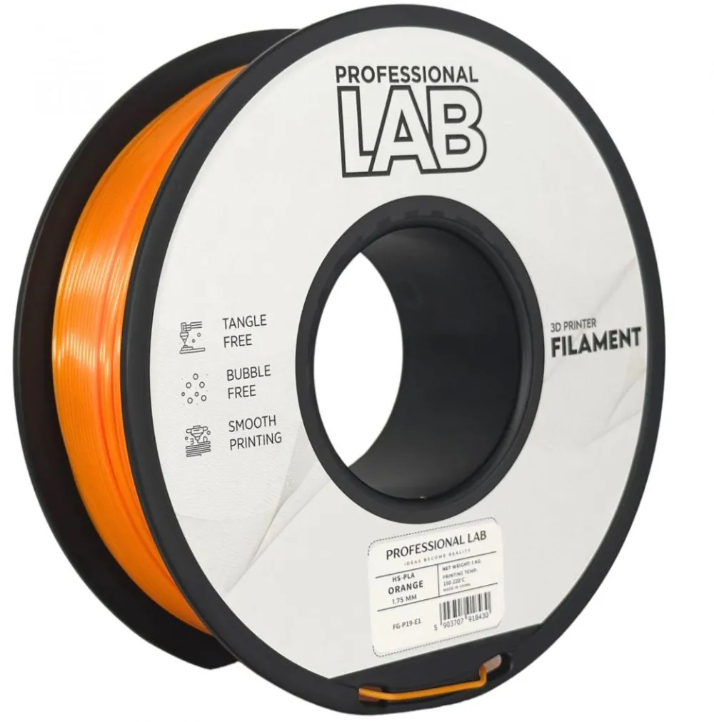 PROF. LAB 3D FILAMENT 1KG HS-PLA ORANGE