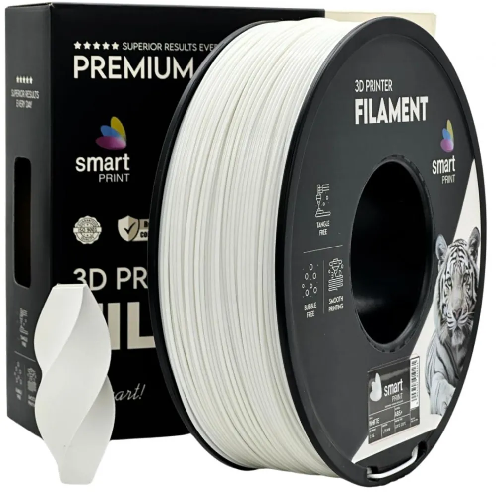 SMART PRINT 3D FILAMENT 1KG ABS+ WHITE