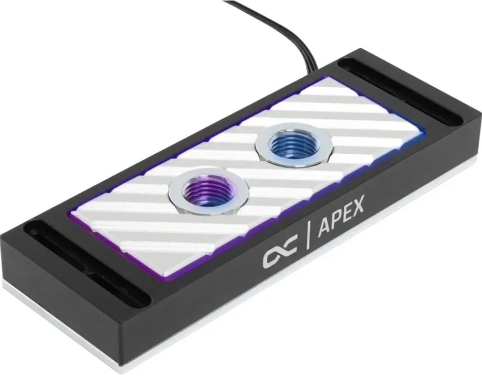Alphacool Apex RAM X4 Water Cooler Silver, water cooling black/silver