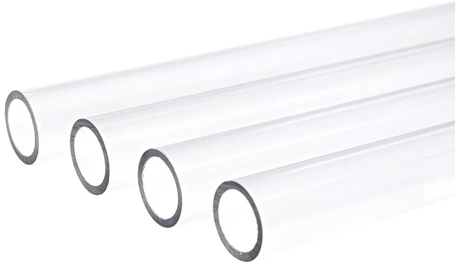 Alphacool ice pipe HardTube PETG pipe, 60cm 13/10mm, clear, 4-pack - 18513
