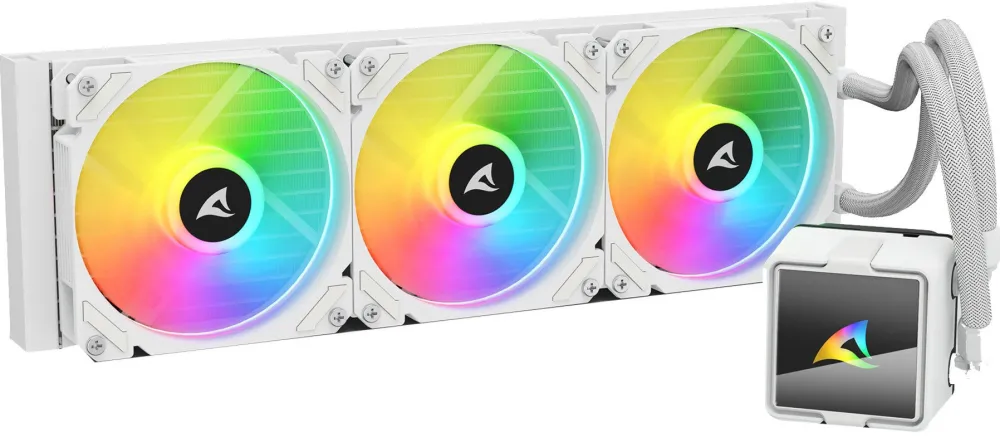 Sharkoon S60 ARGB, water cooling white