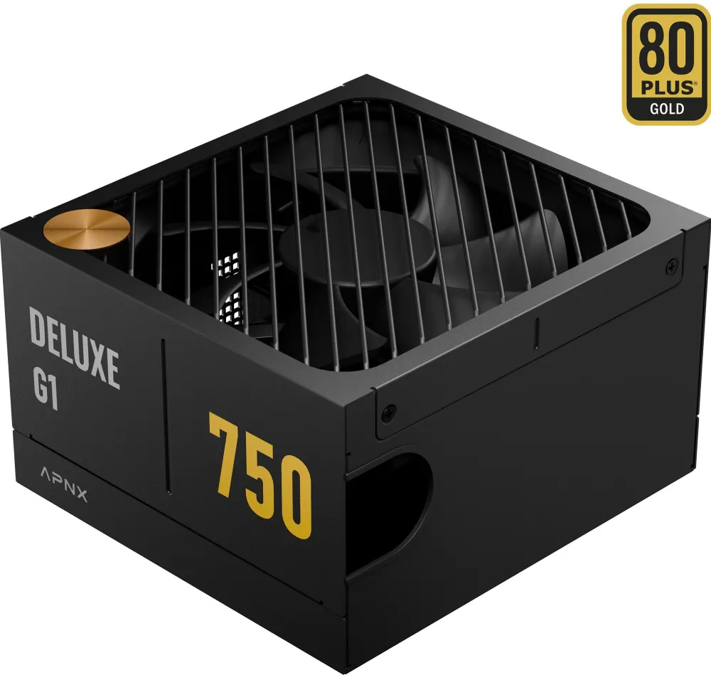 APNX DELUXE G1 750 Black 750W ATX 3.1 80 Plus Gold Power Supply