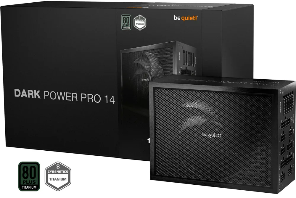 Be quiet Dark Power Pro 14 IO 1600W (black, 1600 watts)