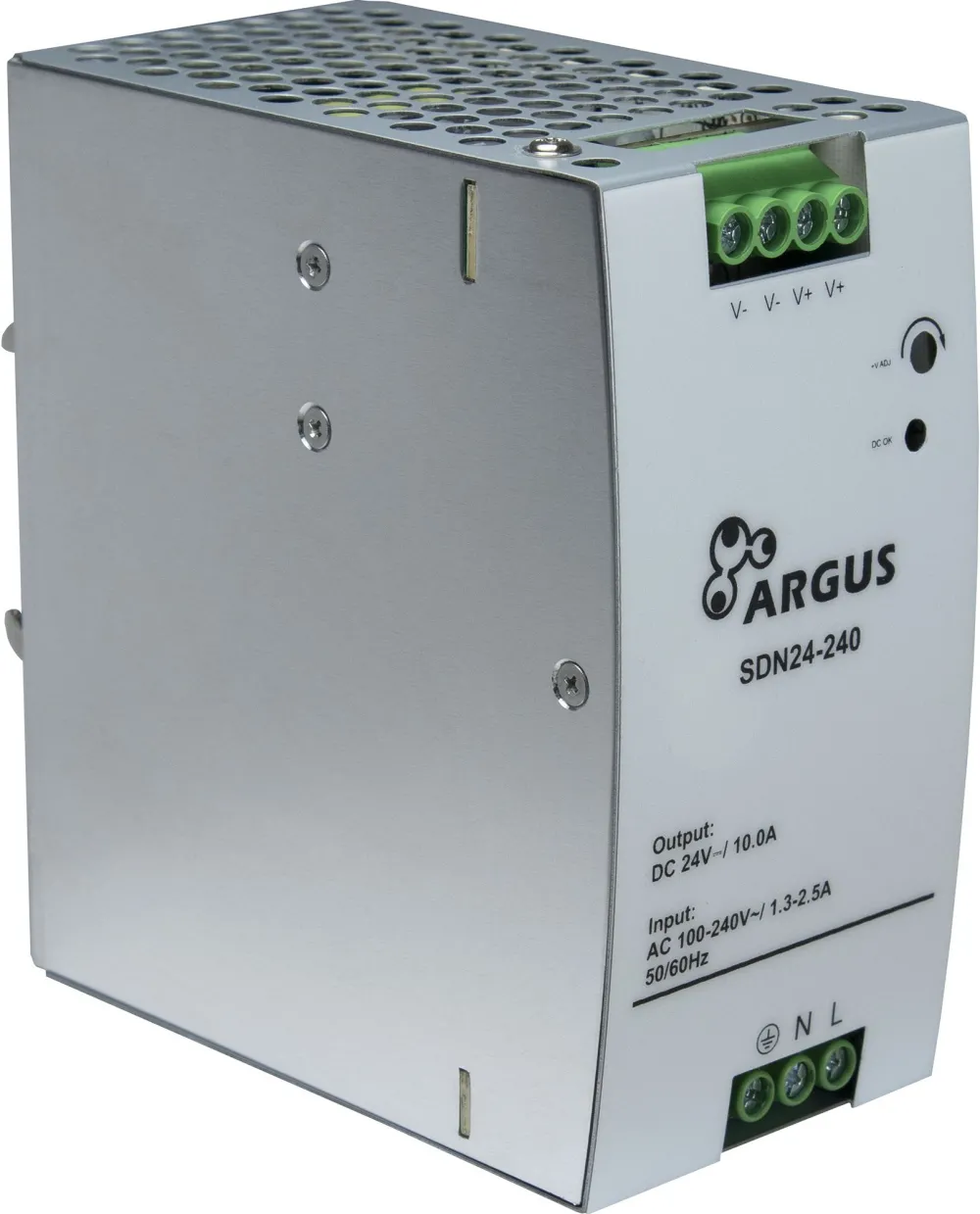 Inter-Tech Argus DIN rail power supply SDN24-240 24 volts, 240 watts