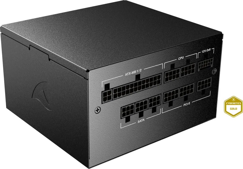 Sharkoon Rebel P20 Gen2 1000 (black, 1x 12 pin high power connector, 3x PCIe, cable management, 1000 watts)