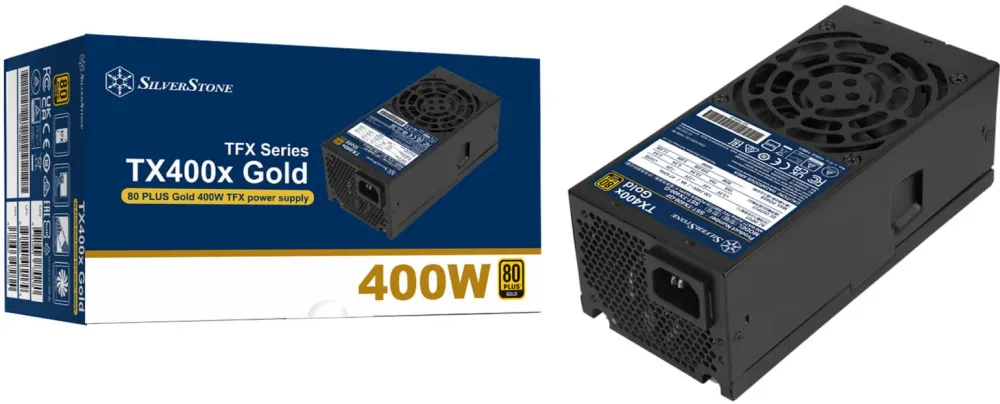 Silverstone TX400x Gold (black, 2x PCIe, 400 watts)