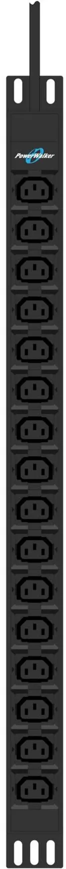 BlueWalker PowerWalker PDU PHB21 16xC13, power supply black, (IEC C20 input)