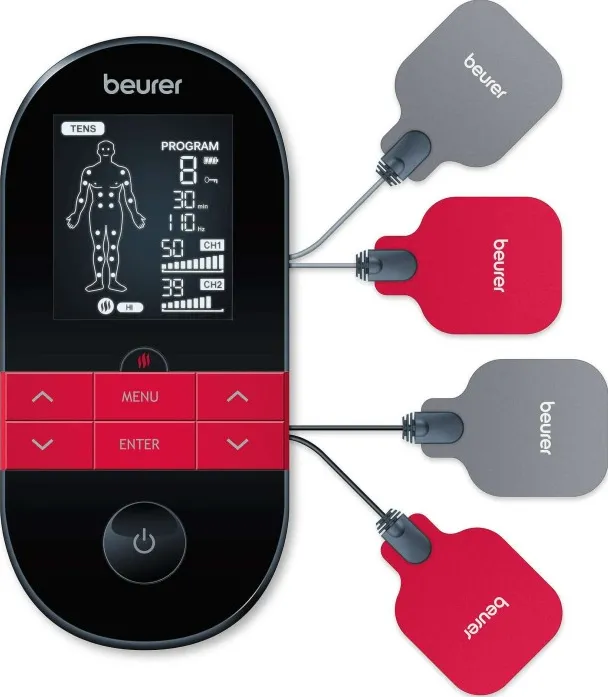 Beurer Digital TENS / EMS EM 59 Heat, massager (black / red)