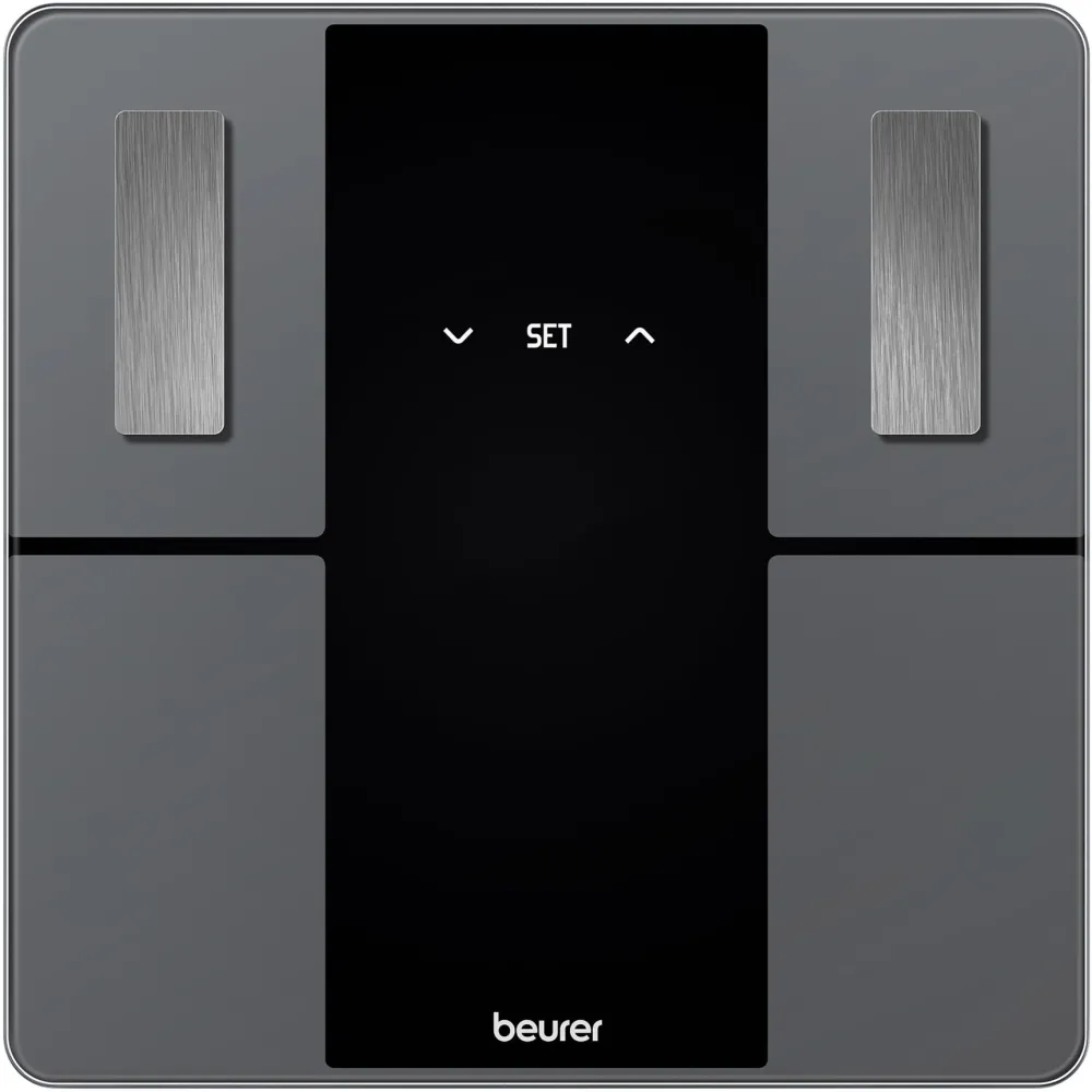 Beurer diagnostic scale BF 500 Super Black Edition (grey/black, Bluetooth)
