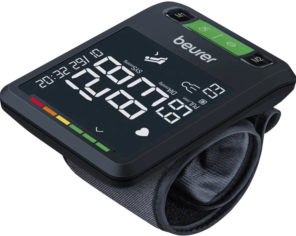 Beurer BC 87 wrist blood pressure monitor (black, Bluetooth)