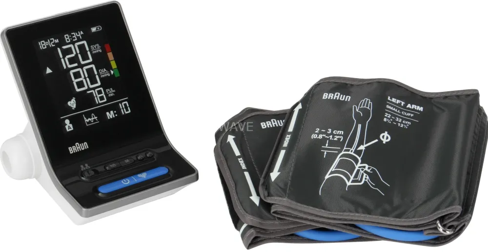 Braun ExactFit 3 Upper arm Automatic 2 user(s), Blood pressure monitor