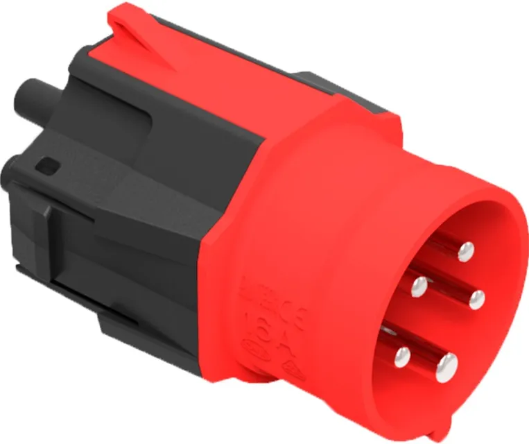 NRGkick plug attachment 16A - 5-pin, max. 11kW, adapter (black/red, for NRGkick charging unit)