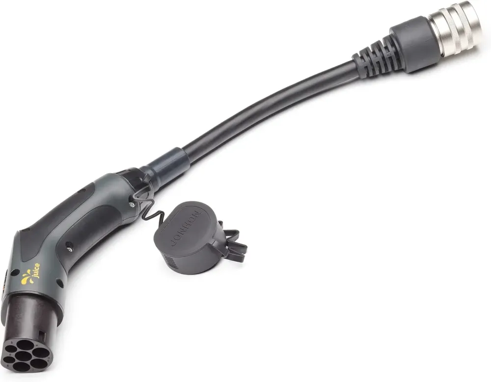 Juice Technology safety adapter JUICE CONNECTOR, type 2 charging plug (black, for JUICE BOOSTER 2)