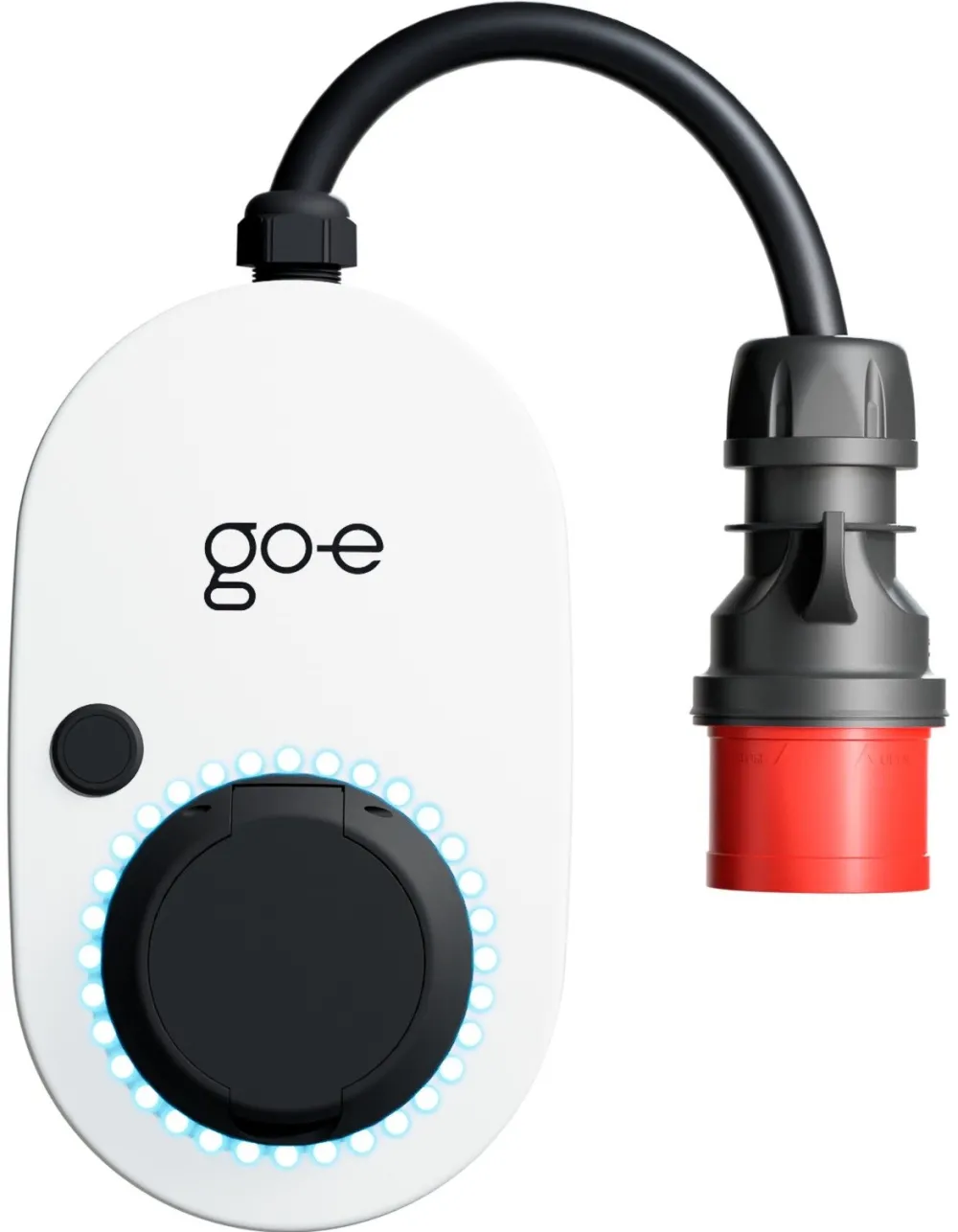go-e Charger Gemini flex, 22 kW (32A 3-phase), Wallbox (white/black, mobile charging station)
