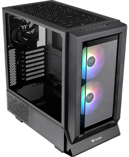 Thermaltake Ceres 350 MX , Tower case (black, Tempered Glass x 2)