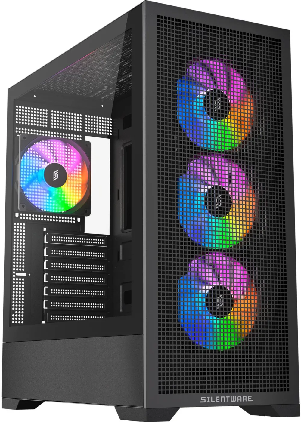 Silentware Core 100 ARGB (black, tempered glass)