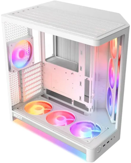NZXT H6 RGB+ (2026) All White (white, tempered glass x 2)