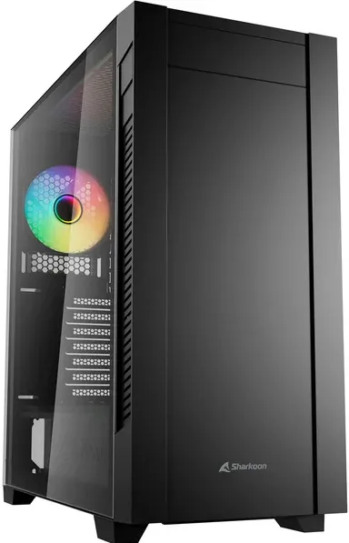 Sharkoon S25-W2 ARGB (black, tempered glass, model 2026)