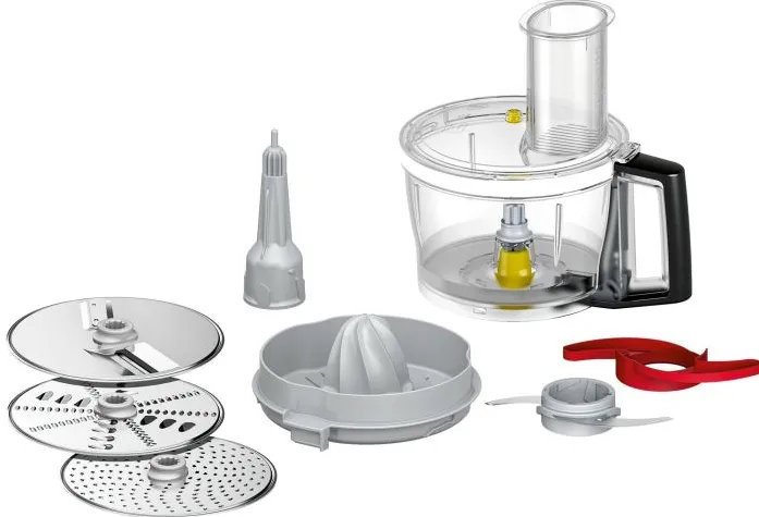 Set accesorii Bosch VeggieLove Plus MUZ9VLP1 pentru robot de bucatarie OptiMUM alb/negru