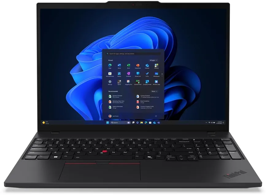 Lenovo ThinkPad T16 Gen 4 (Intel) Copilot+ PC Intel Core Ultra 5 225U Laptop 40.6 cm (16") WUXGA 16 GB DDR5-SDRAM 512 GB SSD Wi-Fi 6E (802.11ax) Windows 11 Pro English Black