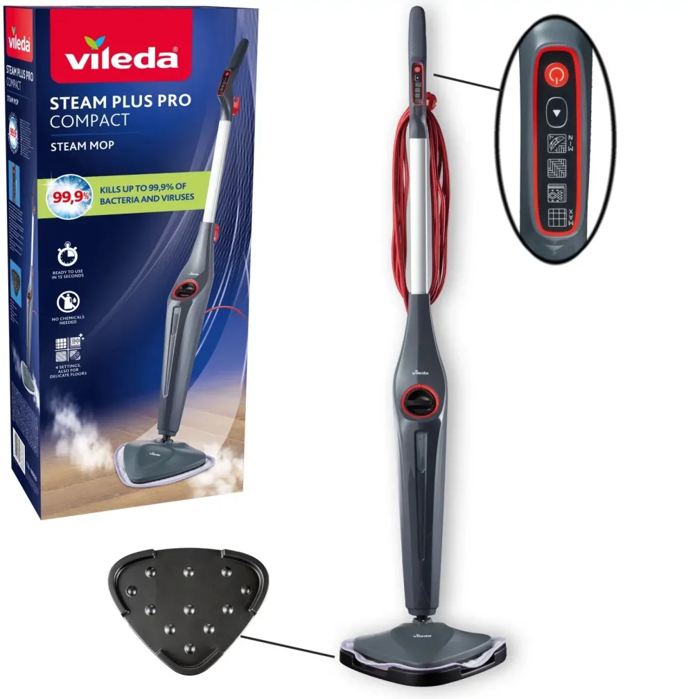 Vileda STEAM PLUS PRO COMPACT steam cleaner