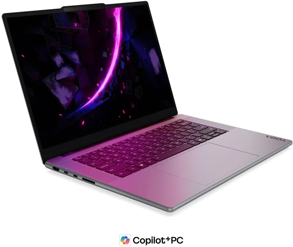 Lenovo Yoga Pro 7i Aura Edition Ultra 7 356H 15.3" 2.5K WQXGA OLED 500 nits 165 Hz AG 32 GB LPDDR5X-8533 1 TB SSD GeForce RTX 5050 8 GB 5.0 MP camera + IR 84 Wh Windows 11 Pro Luna Grey