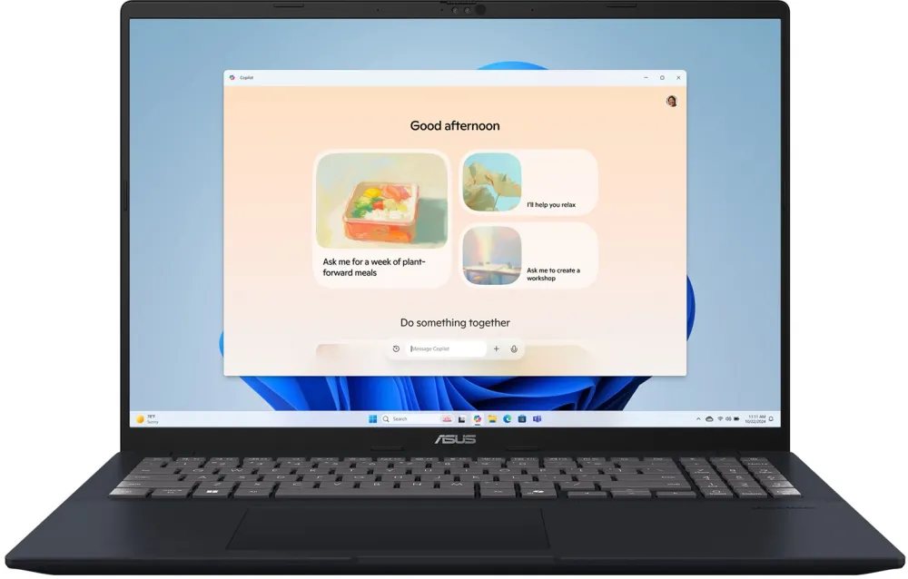 ASUS Vivobook 16 X1607CA-MB058 Intel Core Ultra 5 225H Laptop 40.6 cm (16") WUXGA 16 GB DDR5-SDRAM 512 GB SSD Wi-Fi 6 (802.11ax) Blue