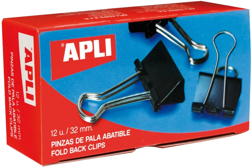 Clipsuri Apli, 19 mm, 12 bucati/cutie