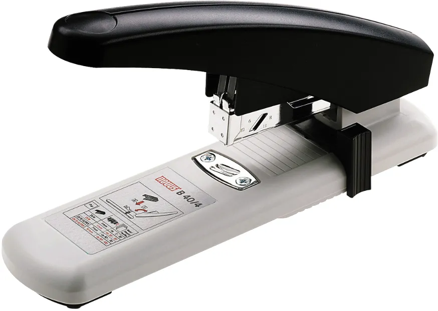 Capsator Novus profesional B40/4, 100 coli, capse 23/6-23/13 super, negru/gri
