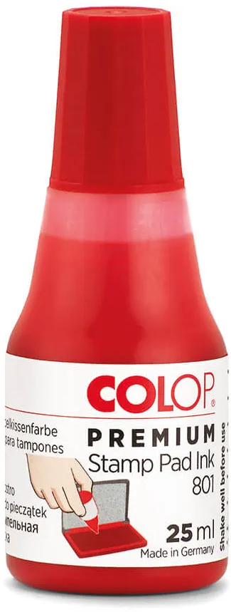 Tus pentru stampila Colop. 25 ml, rosu