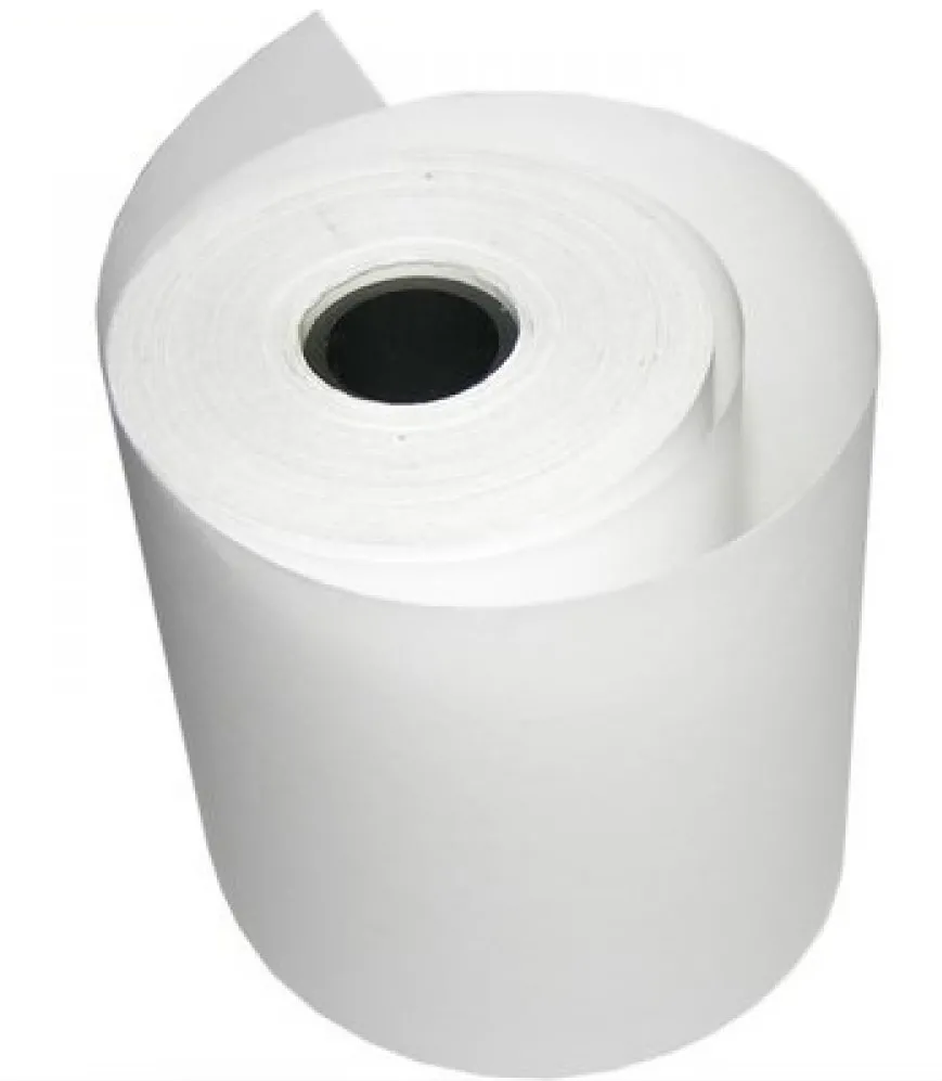 Rola hartie termica 57mm x 25m, alba, diametru interior 12 mm