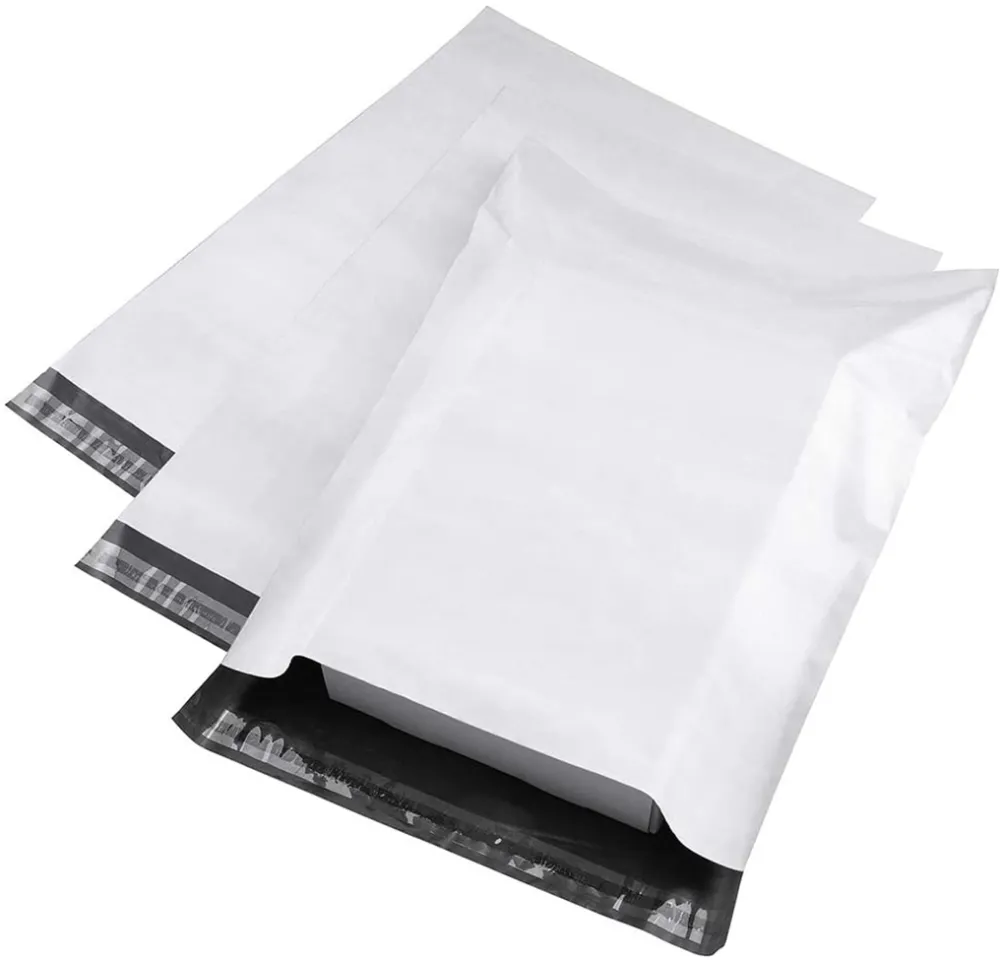 Plic curierat plastic PE, 60 microni, 350 x 450 mm, siliconic