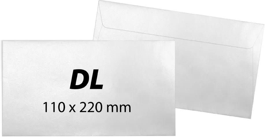 Plic DL, 110 x 220 mm, alb, autoadeziv, 80 g/mp, 1000 bucati/cutie