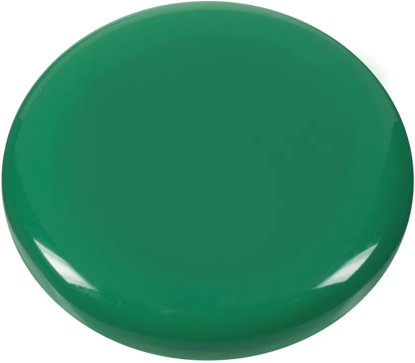 Set 10 magneti Westcott, d30 mm, verde, sustin 6/8 coli, 80g